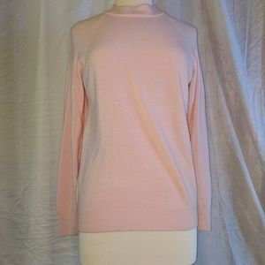 Rose pink turtle neck sweater